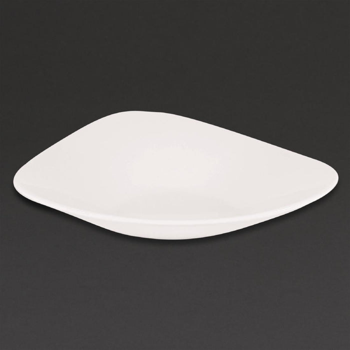 Churchill Lotus Triangular Shallow Bowls White 238mm (12 Pack) Churchill