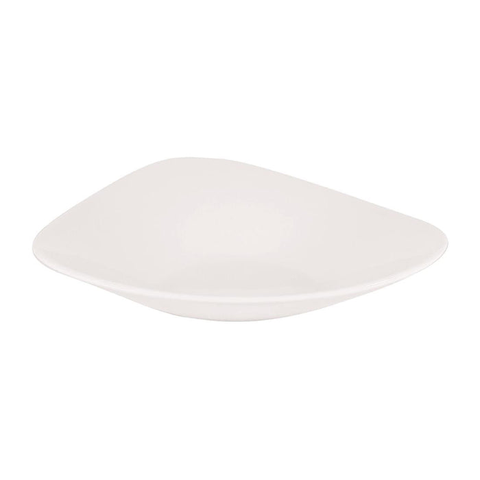 Churchill Lotus Triangular Shallow Bowls White 238mm (12 Pack) Churchill