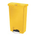 Rubbermaid Slim Jim Step-On Pedal Bin Yellow 50Ltr Slim Jim