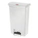 Rubbermaid Slim Jim Front Step-On Pedal Bin White 50Ltr Slim Jim