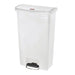 Rubbermaid Slim Jim Step-On Pedal Bin White 68Ltr Slim Jim