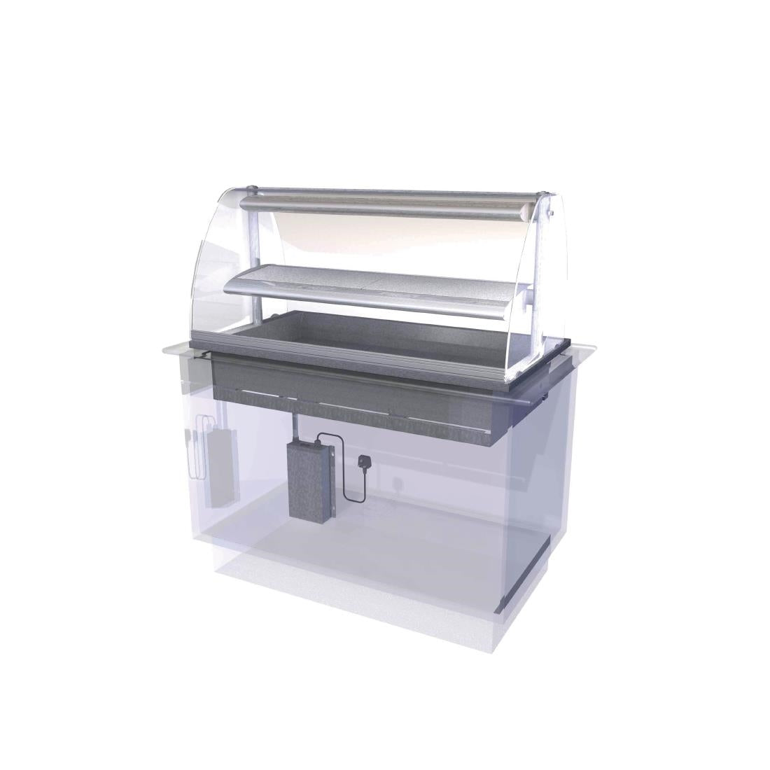 Designline Drop In Heated Serve Over Counter — Canmac Catering Equipment
