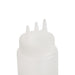 Vogue Clear 3 Nozzle Squeeze Bottle 24oz Vogue