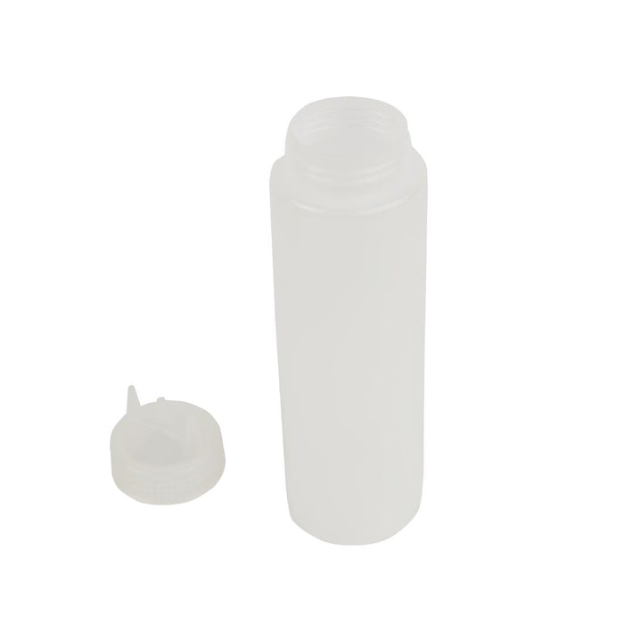 Vogue Clear 3 Nozzle Squeeze Bottle 24oz Vogue