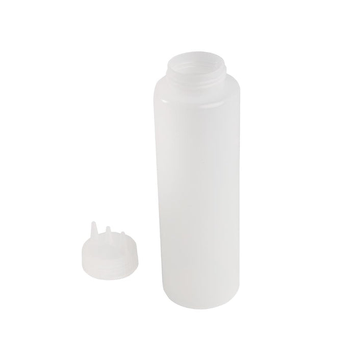 Vogue Clear 3 Nozzle Squeeze Bottle 36oz Vogue