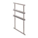 4 stainless steel frames, 2 sets of rails