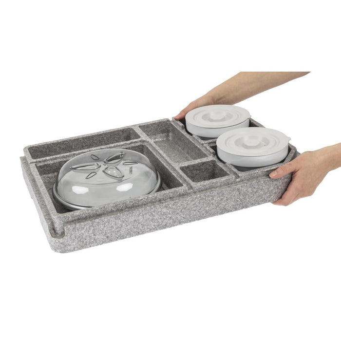 Cambro EPP Tablotherm Meal Delivery System with Dishes Cambro