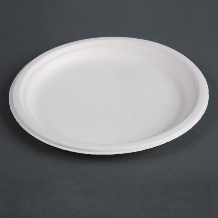 Fiesta Compostable Bagasse Plates Round 260mm (50 Pack) Fiesta Compostable