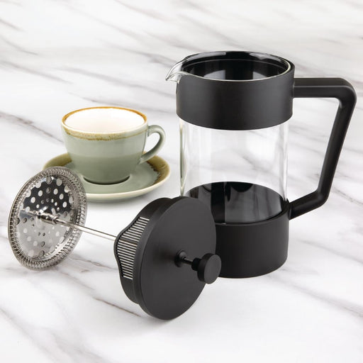 Olympia Contemporary Cafetiere Black 8 Cup Olympia