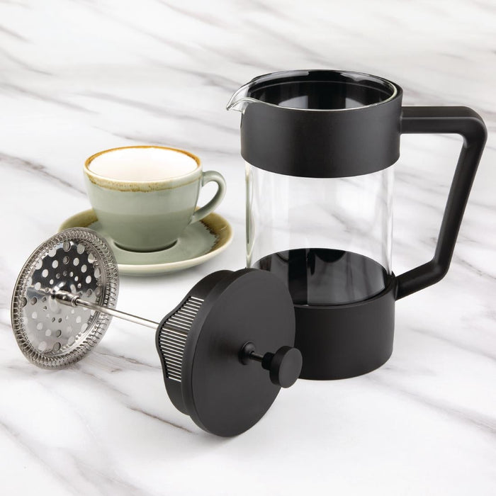 Olympia Contemporary Cafetiere Black 8 Cup Olympia