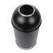 Bolero Bullet Bin with Open Top Lid Black 40Ltr Bolero