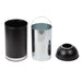 Bolero Bullet Bin with Open Top Lid Black 40Ltr Bolero