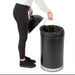 Bolero Bullet Bin with Open Top Lid Black 40Ltr Bolero