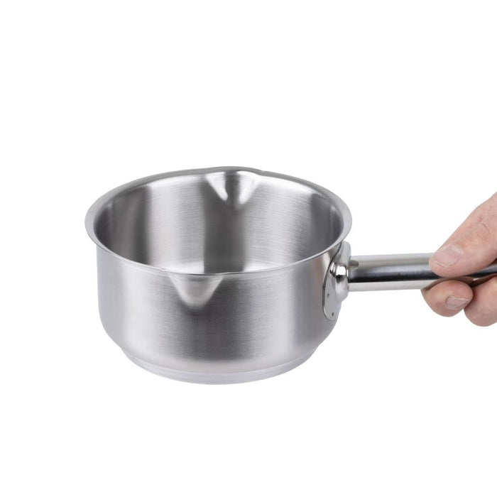 Vogue Stainless Steel Milk Pan 14cm Vogue