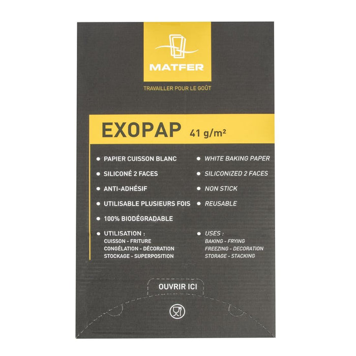 Matfer Bourgeat Exopap Baking Paper 325 x 530mm (500 Pack) Matfer Bourgeat