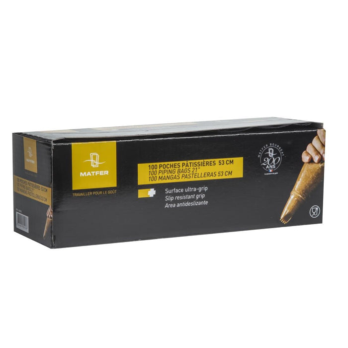 Matfer Bourgeat Disposable Piping Bags Clear (Roll of 100x530mm) Matfer Bourgeat