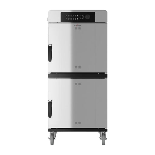 5.8kW. 90kg capacity. Holds 18x 1/1 GN D65mm