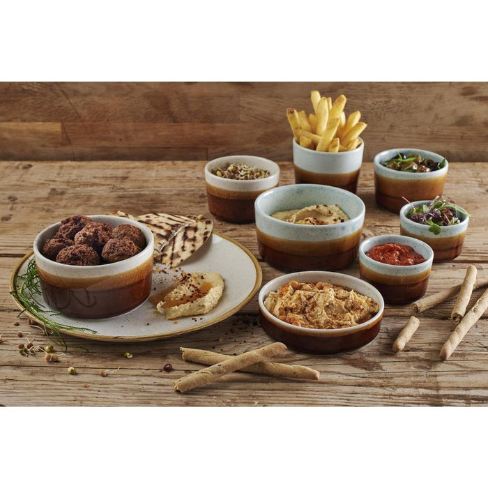 Siena Nourish Straight Sided Dip Pots Duck Egg 4oz (12 Pack) Churchill