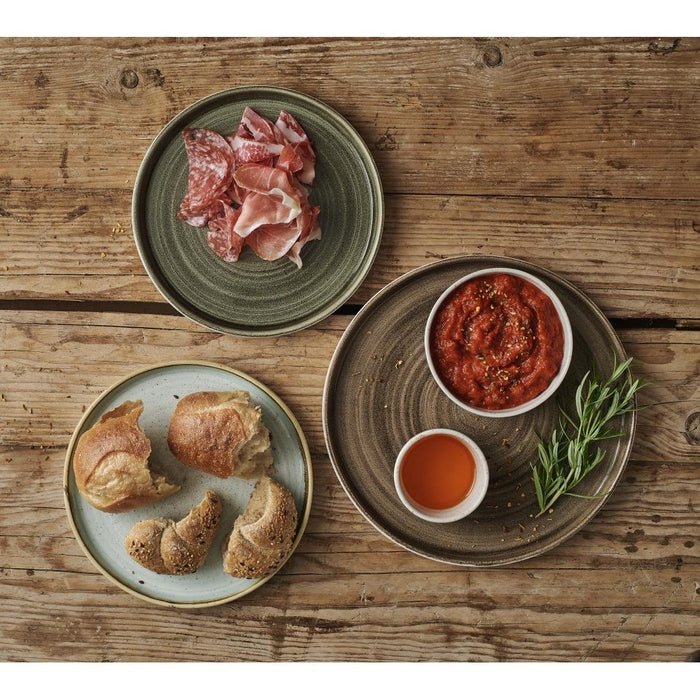 Stonecast Blueberry Walled Plates 8 1/4 " (6 Pack) Churchill