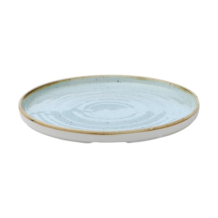 Churchill Stonecast Walled Plates Duck Egg 260mm (6 Pack) Churchill