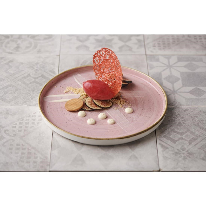 Churchill Stonecast Walled Plates Duck Egg 220mm (6 Pack) Churchill