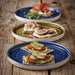 Churchill Stonecast Plume Walled Plates Ultramarine 220mm (6 Pack) Churchill