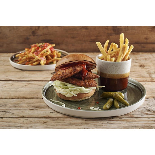 Churchill Stonecast Patina Walled Plates Burnished Green 260mm (6 Pack) Churchill