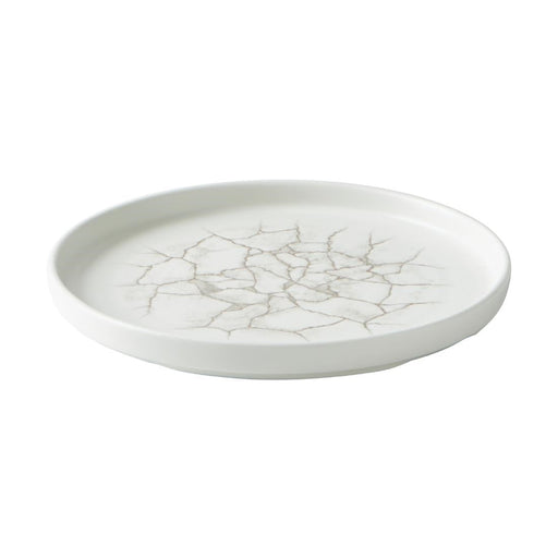 Churchill Studio Prints Kintsugi Agate Walled Plates Grey 220mm (6 Pack) Churchill