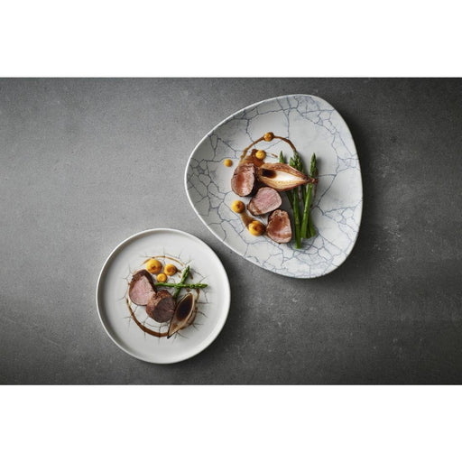 Churchill Studio Prints Kintsugi Pearl Grey Lotus Plates 178mm (12 Pack) Churchill