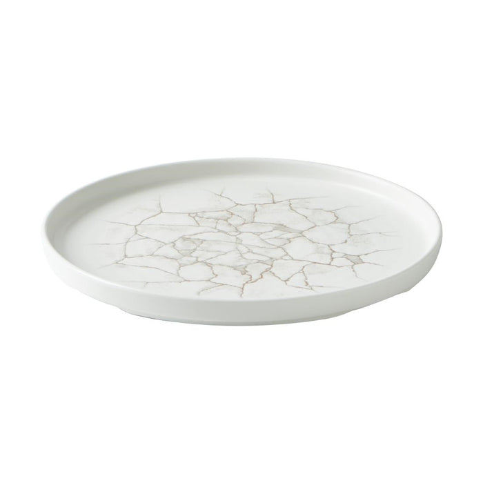 Churchill Studio Prints Kintsugi Agate Walled Plates Grey 260mm (6 Pack) Churchill