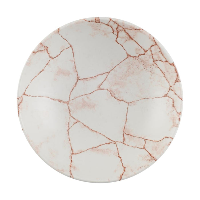 Churchill Studio Prints Kintsugi Evolve Coupe Bowls Coral 184mm (12 Pack) Churchill