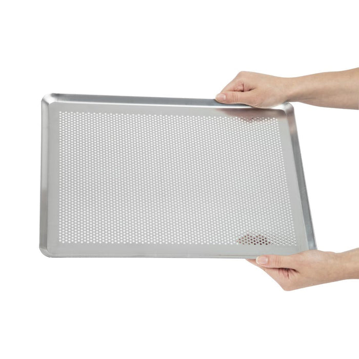 Matfer Bourgeat Perforated Aluminium Baking Sheet 300x400mm Matfer Bourgeat