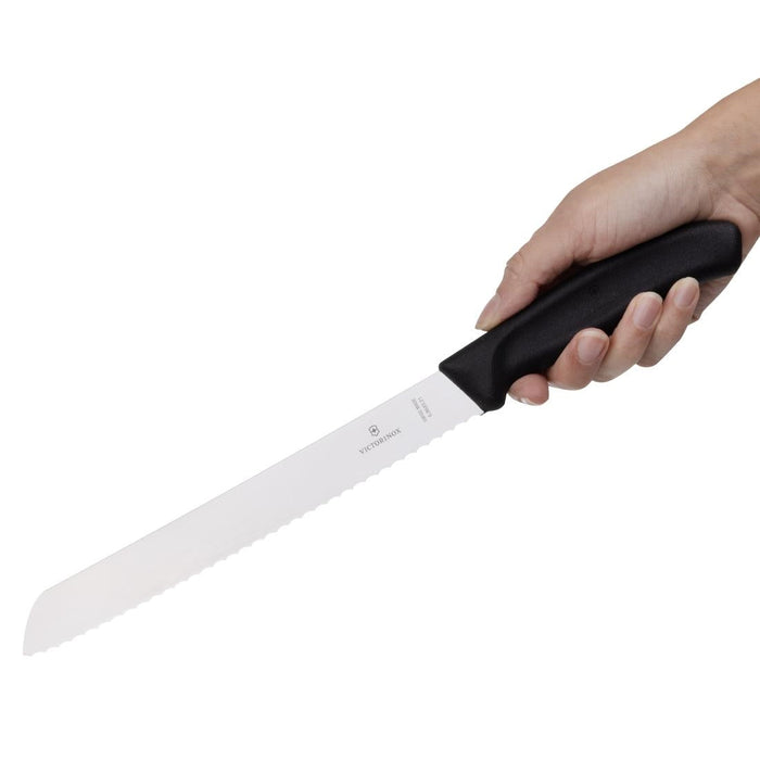 Victorinox Serrated Bread Knife Black 21cm Victorinox