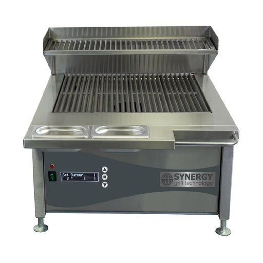Digital controls. Single burner. 600mm grill with garnish rail and slow cook shelf