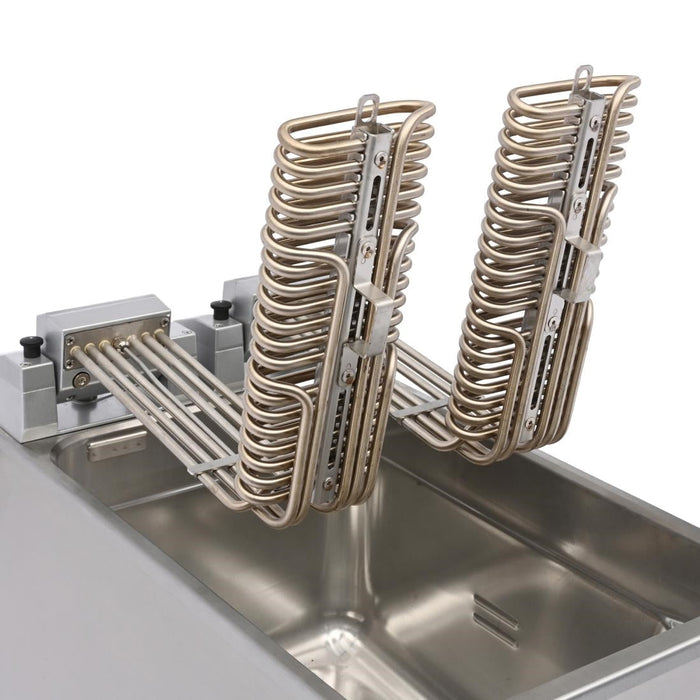 FriFri Touch 412 Electric Free Standing Single Tank Filtration Fryer TL412M31G0 FriFri