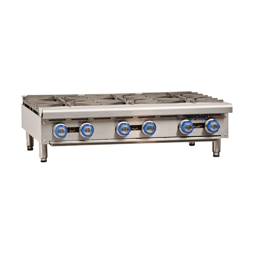 Width: 914mm. 6 burner