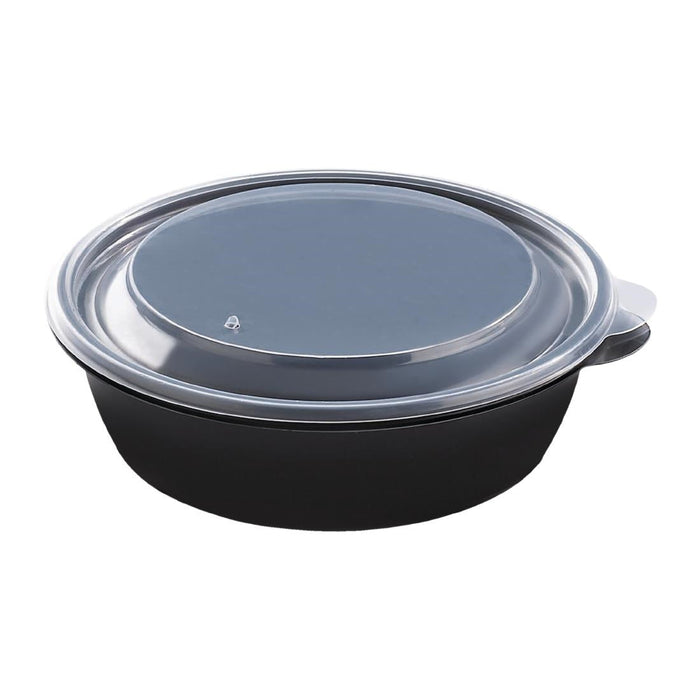 Fastpac Large Round Food Containers 1000ml / 35oz (300 Pack) FastPac