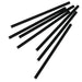 Fiesta Compostable Paper Cocktail Stirrer Straws Black (250 Pack) Fiesta Compostable