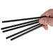 Fiesta Compostable Paper Cocktail Stirrer Straws Black (250 Pack) Fiesta Compostable