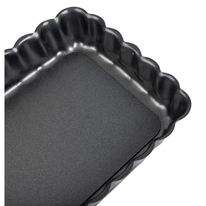 De Buyer Non-Stick Rectangular Tart Mould With Removable Base 36 cm De Buyer