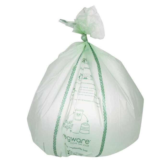 Vegware Compostable Bin Liners 80Ltr (240 Pack) Vegware