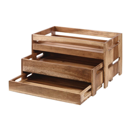 Churchill Wood Small Rustic Nesting Crate Churchill