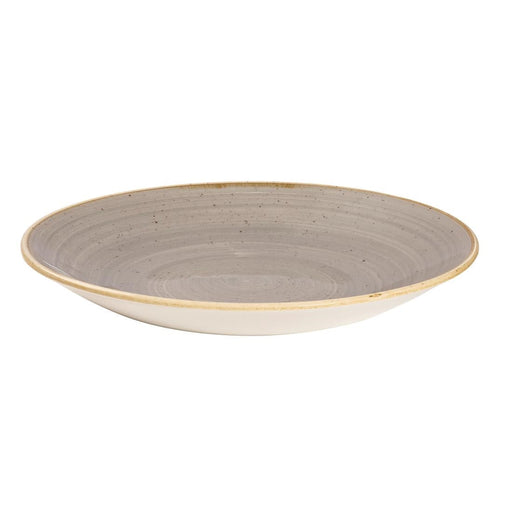 Churchill Stonecast Deep Coupe Plates Grey 281mm (12 Pack) Churchill