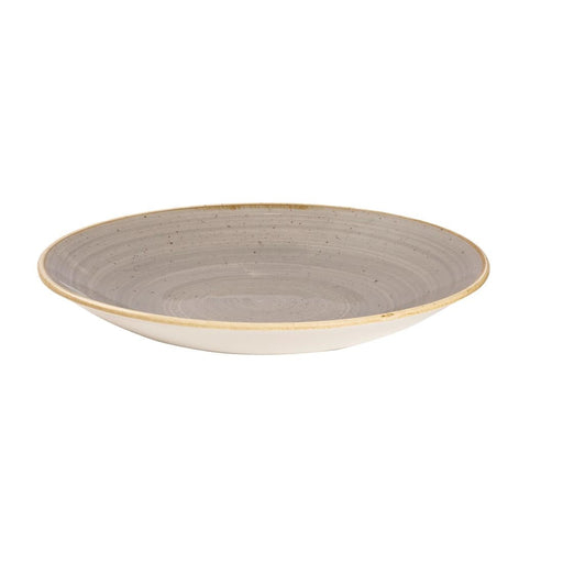 Churchill Stonecast Deep Coupe Plates Grey 255mm (12 Pack) Churchill