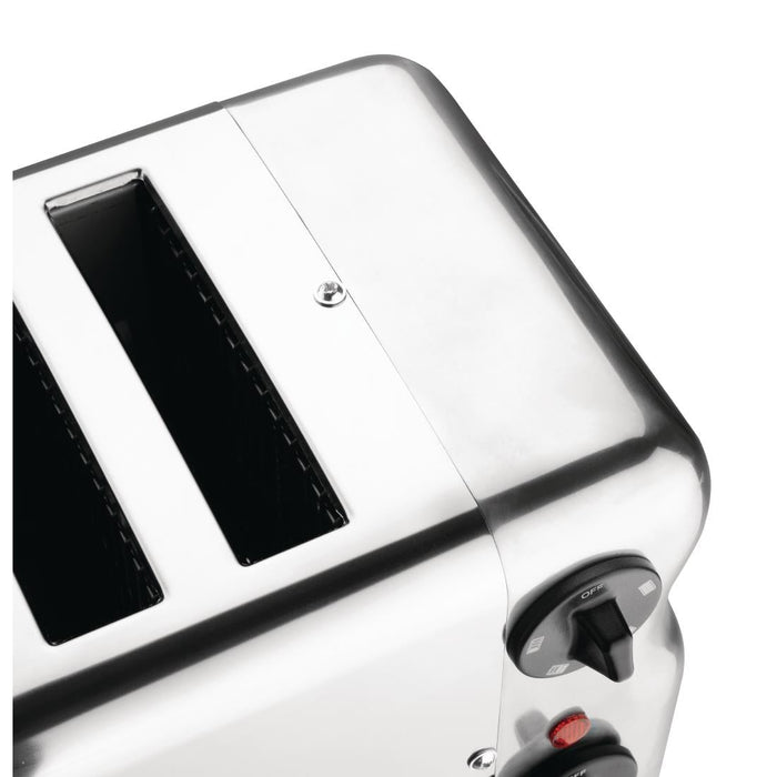 Rowlett Esprit 4 Slot Toaster Chrome w/2x Additional Elements & Sandwich Cage Rowlett