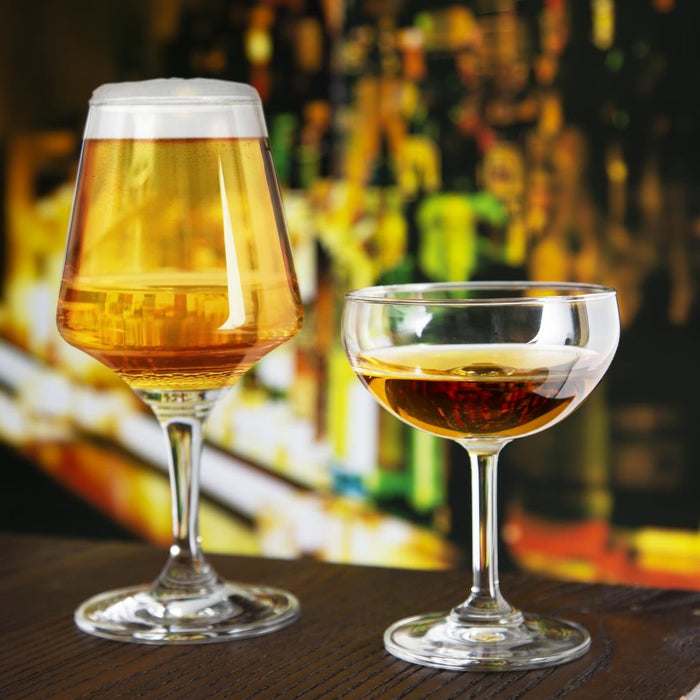 Olympia Stemmed Beer Glasses 390ml (6 Pack) Olympia