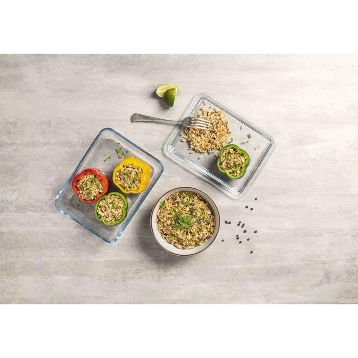 Pyrex Pure Glass Food Storage Container 0.8Ltr Pyrex