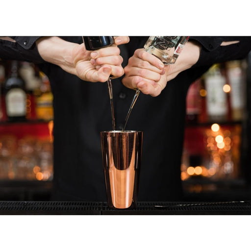 Beaumont Polished Copper Plated Boston Can 28oz Beaumont