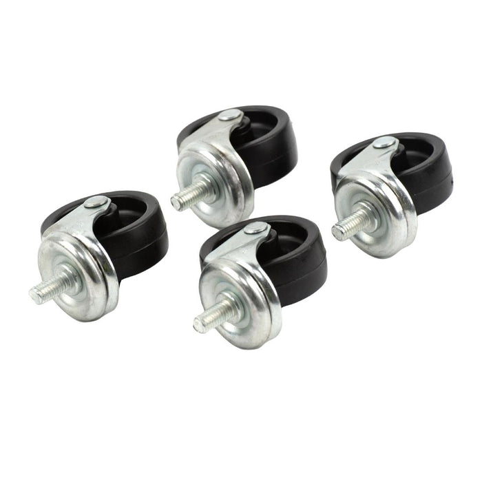 Colour: Black. Pack Quantity: 4 Wheels