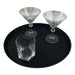 Beaumont Non-Slip Round Tray Black 355mm Beaumont